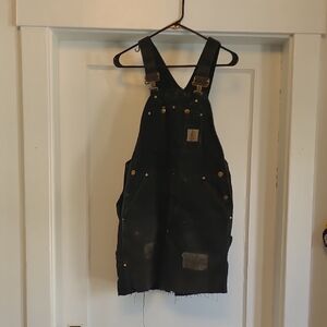 Carhartt Black Denim Overalls